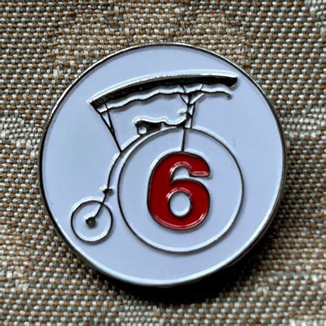 the prisoner number 6 badge